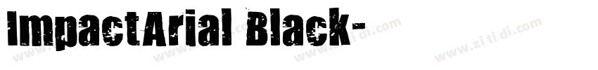 ImpactArial Black字体转换